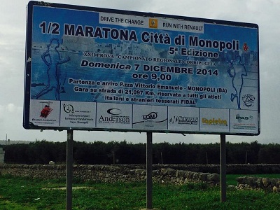 V^ Mezza Maratona Citta' di Monopoli - 7 Dicembre 2014