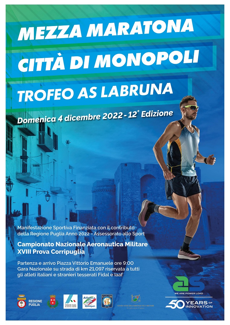 12^ Mezza Maratona Citta' di Monopoli - 4 Dicembre 2022